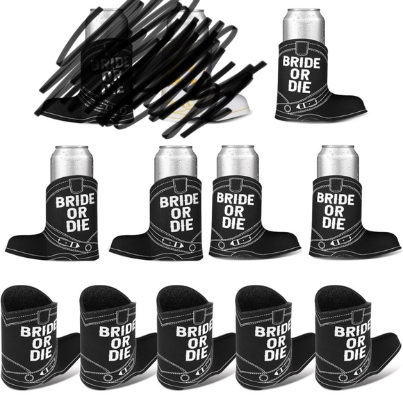 Other - Bachelorette Party Cowboy Boot Coozies (10 pieces)